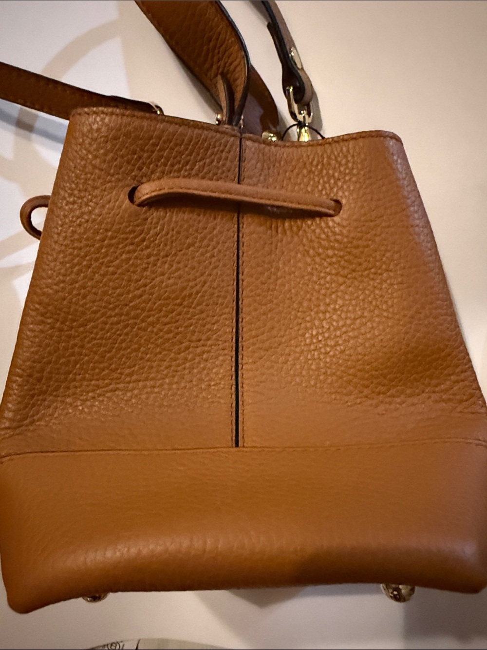 Strathberry Lana Osette Tan Leather Crossbody NWT - Picture 3 of 16